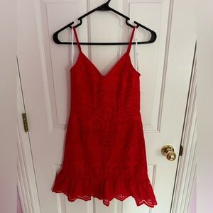 Lulus red dress